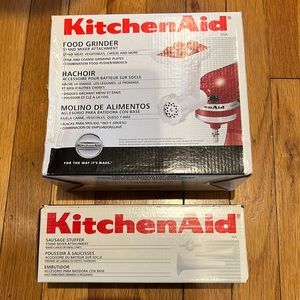 KitchenAid food grinder and sausage Stuffer. New!